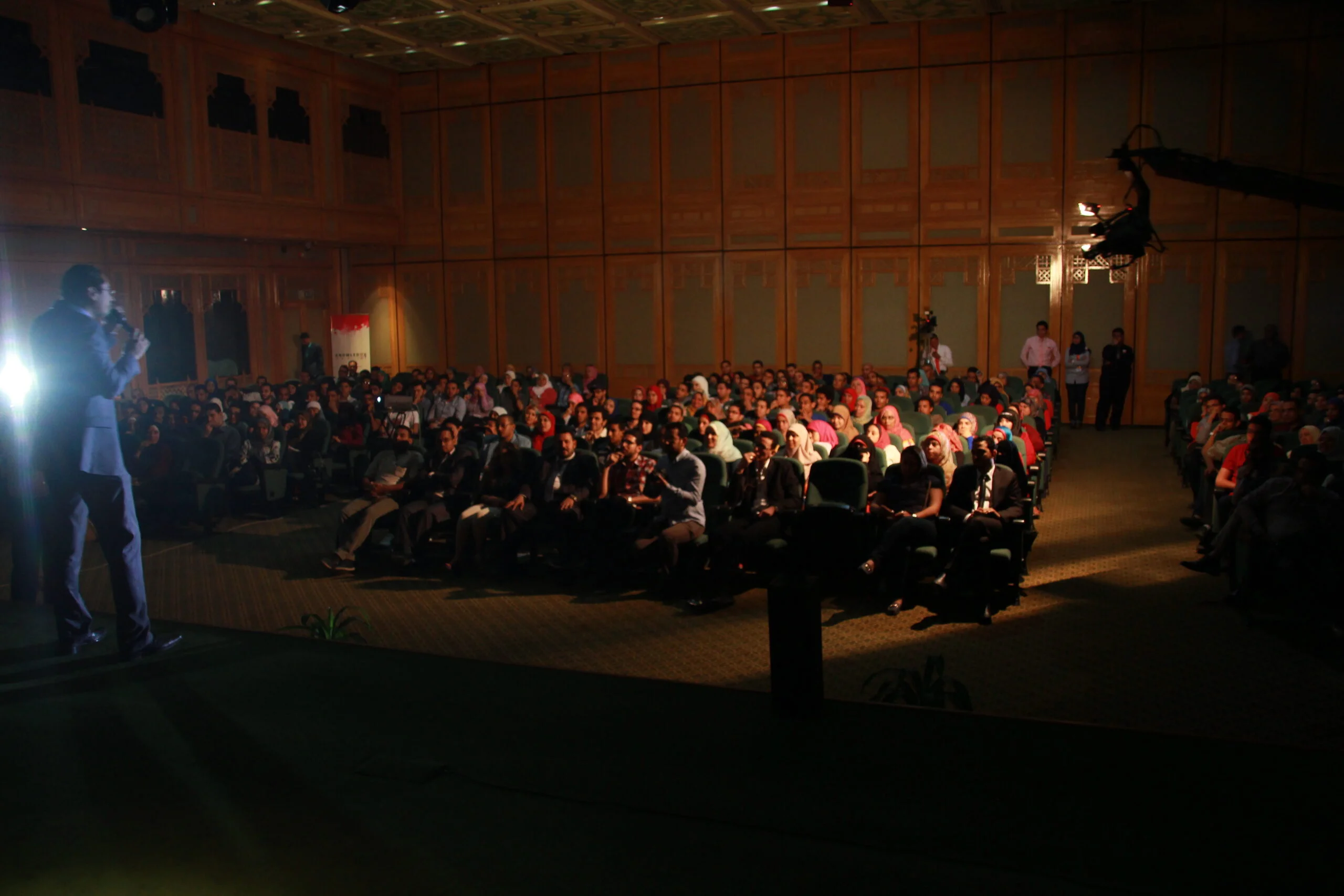 د. محمد شاكر أثناء فعالية تدريبية